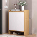 Armoire a chaussures gris clair pour la chambre