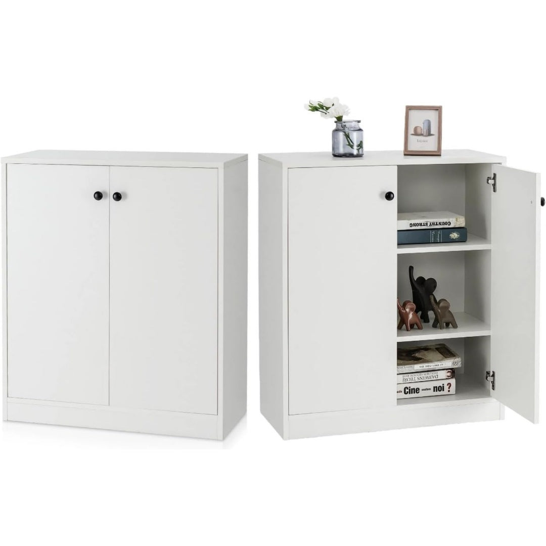 Enfilade gris clair bois ingenierie 72 cm, rangement design moderne