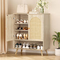 Armoire a chaussures avec 4 niveaux et des etageres reglables en hauteur