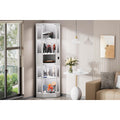 Vitrine gris, verre trempe, style contemporain