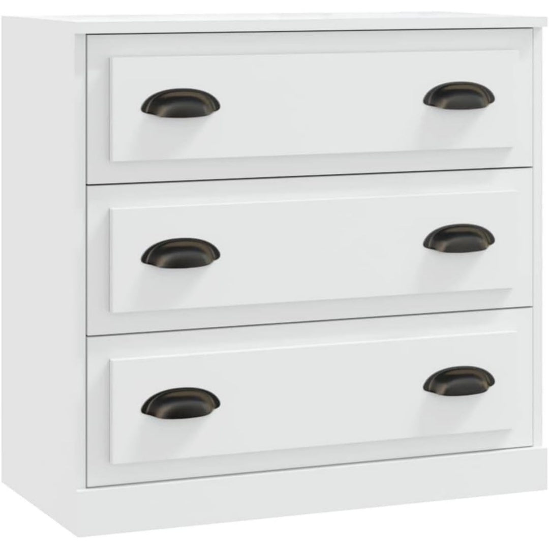 Buffet gris clair, mural, polyvalent et elegant