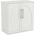 Buffet a 2 etageres gris clair