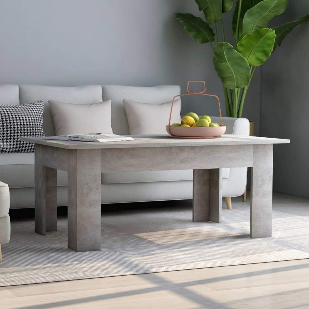Table basse Effet beton gris