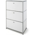 etagere verticale gris clair, design industriel, pour cuisine