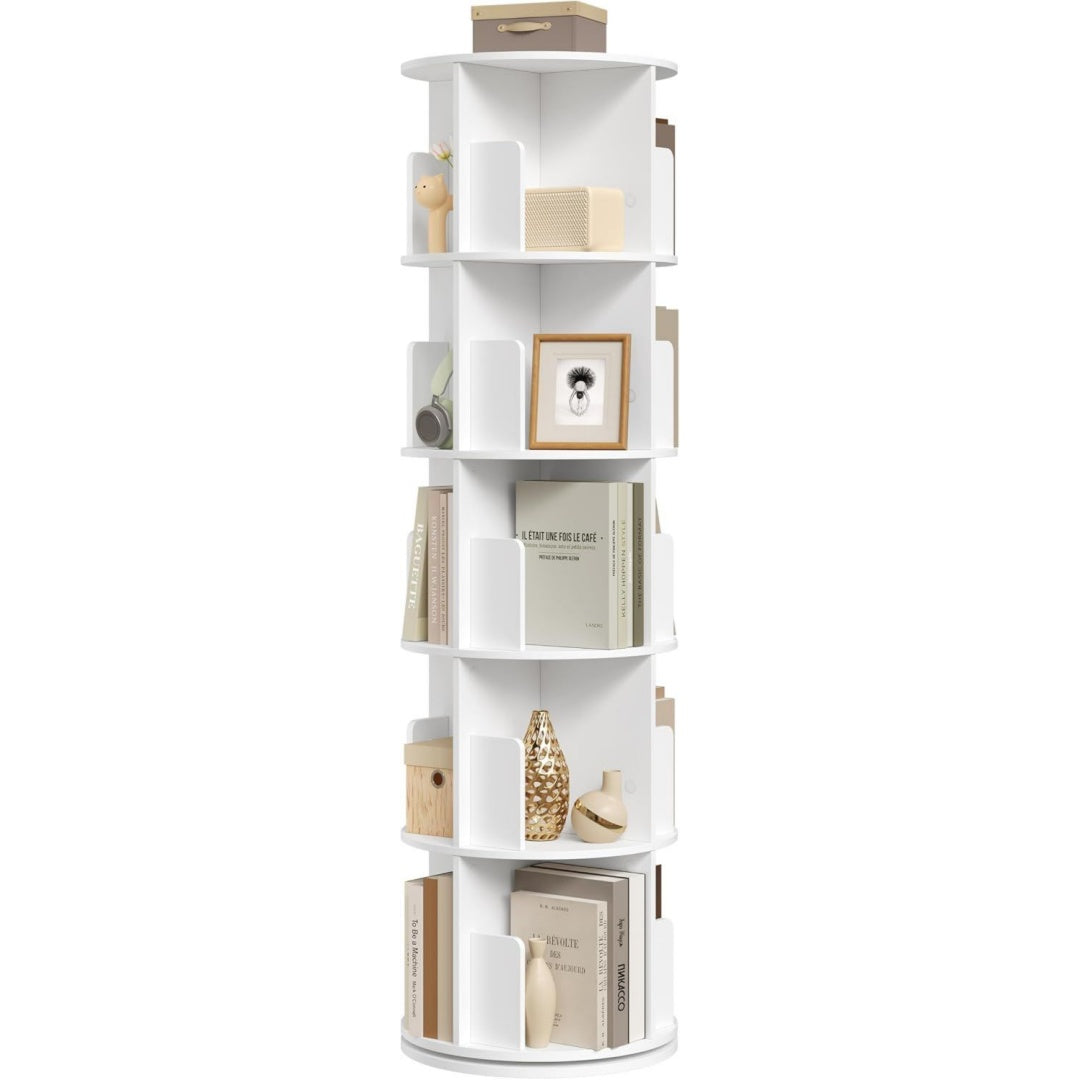 Bibliotheque en bois d'ingenierie gris clair design moderne