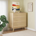 Armoire de rangement fonctionnelle beige minimaliste