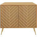 Buffet marron pour le salon, 80 x 30 x 80 cm