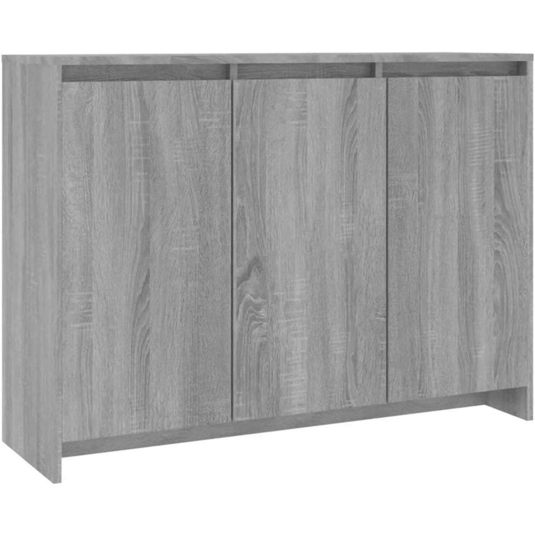 Buffet en bois 3 portes gris