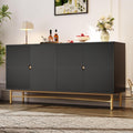 Polyvalent, armoire a tiroirs gris fonce en panneau de particules