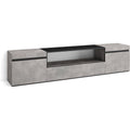 Meuble TV spacieux gris