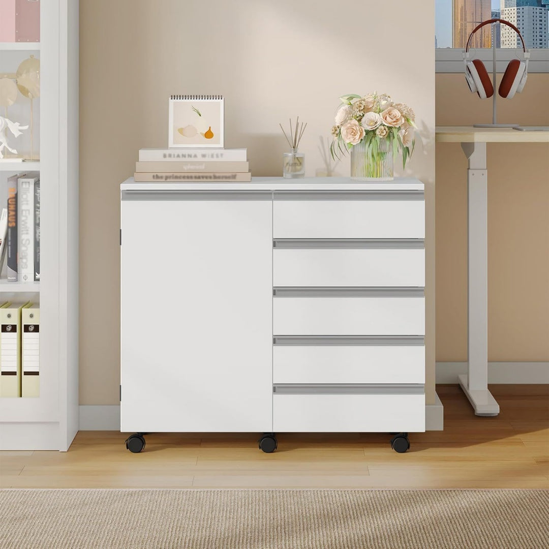 Moderne boite de rangement gris 40 x 80 x 70 cm