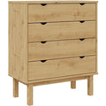 Armoire de rangement scandinave marron