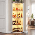 Armoire a vin gris clair 159 cm, de rangement malin