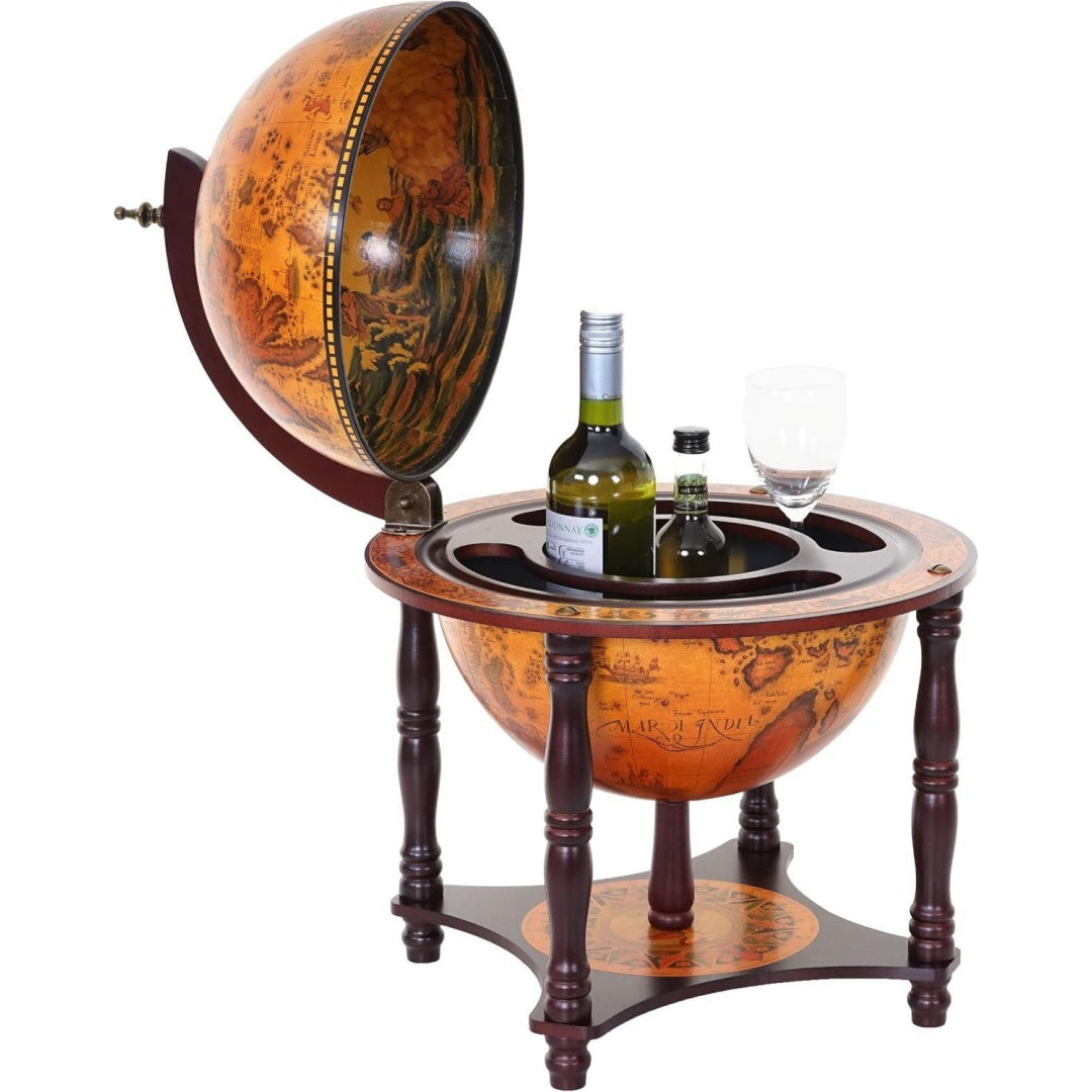 Porte-bouteilles 69 x 42 x 60 cm en MDF et verre