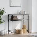 Console gris clair sobre 75 x 35.5 x 75 cm