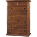 Spacieuse commode en bois massif et acier