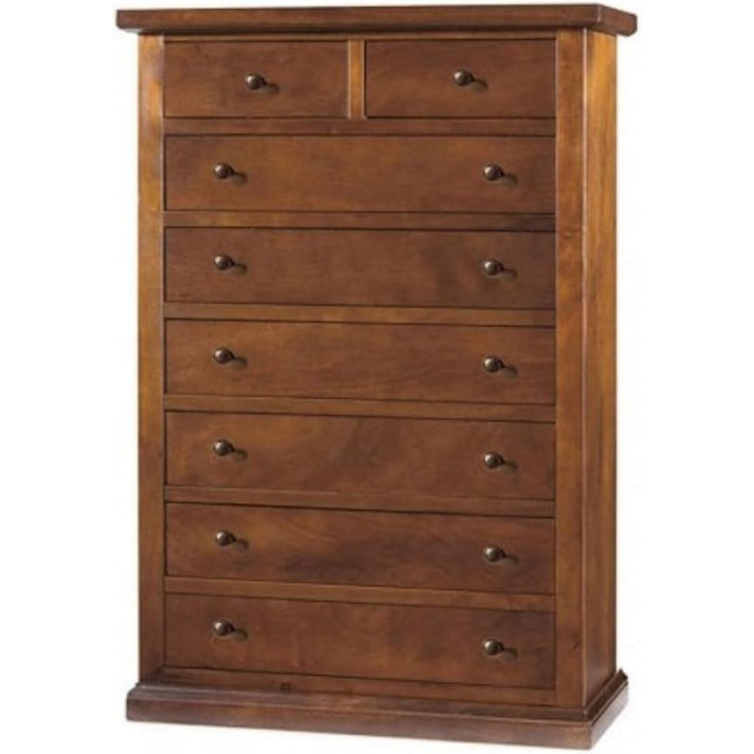 Spacieuse commode en bois massif et acier
