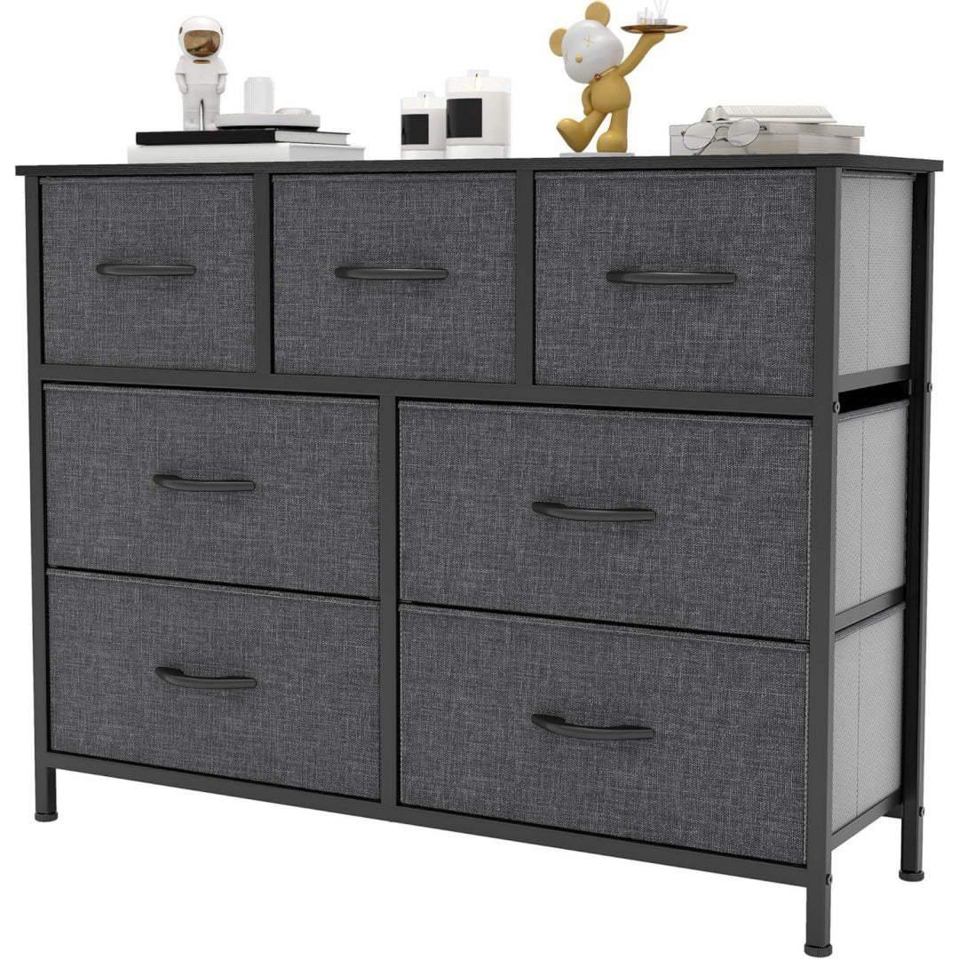Petite commode en MDF et metal