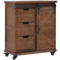 Style Leger, meuble de rangement marron en bois