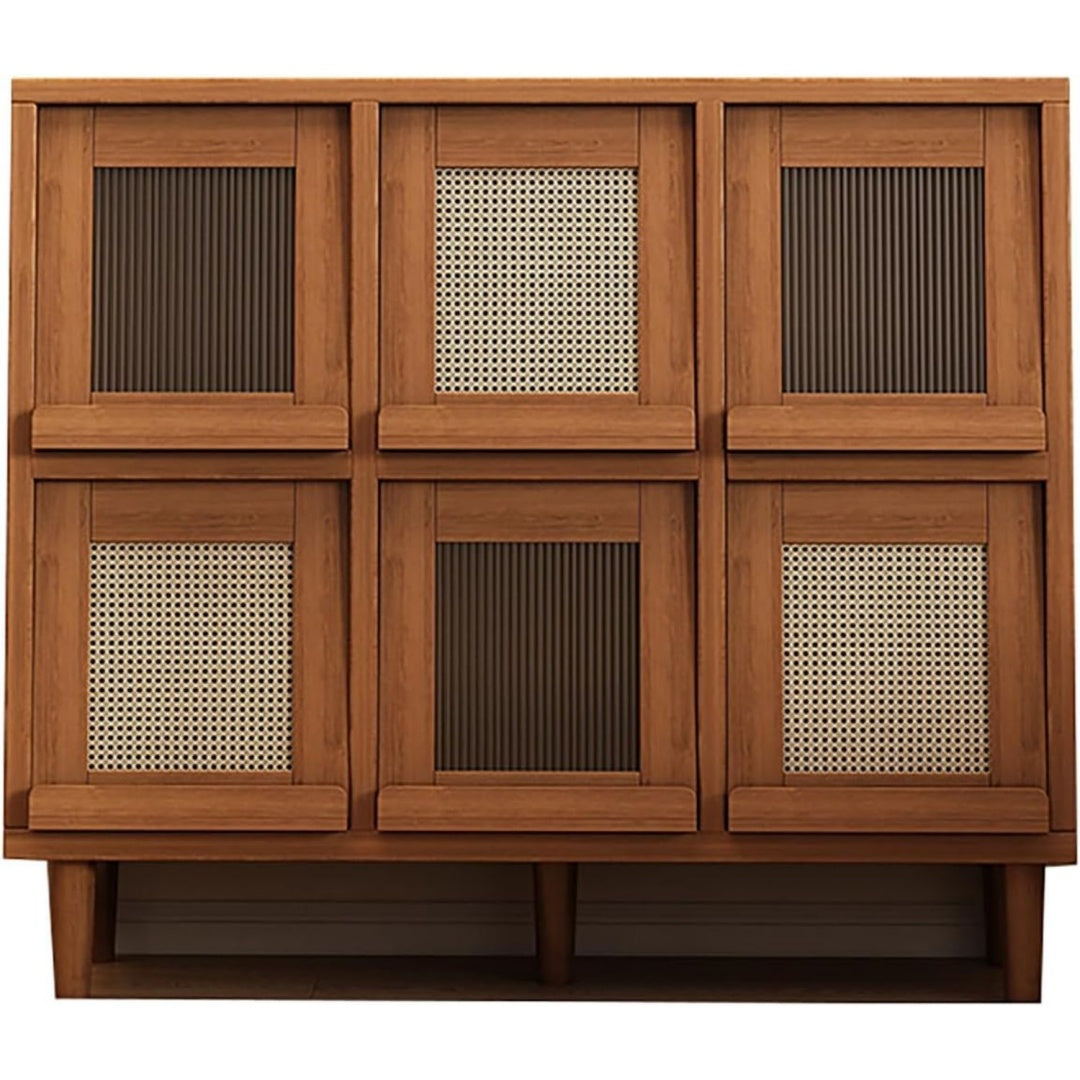 Rustique, meuble de rangement marron en bois 30 x 89.9 x 79.8 cm
