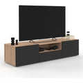 Gris fonce meuble TV allure contemporaine