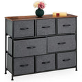 Commode 30 x 100 x 78 cm en MDF et acier