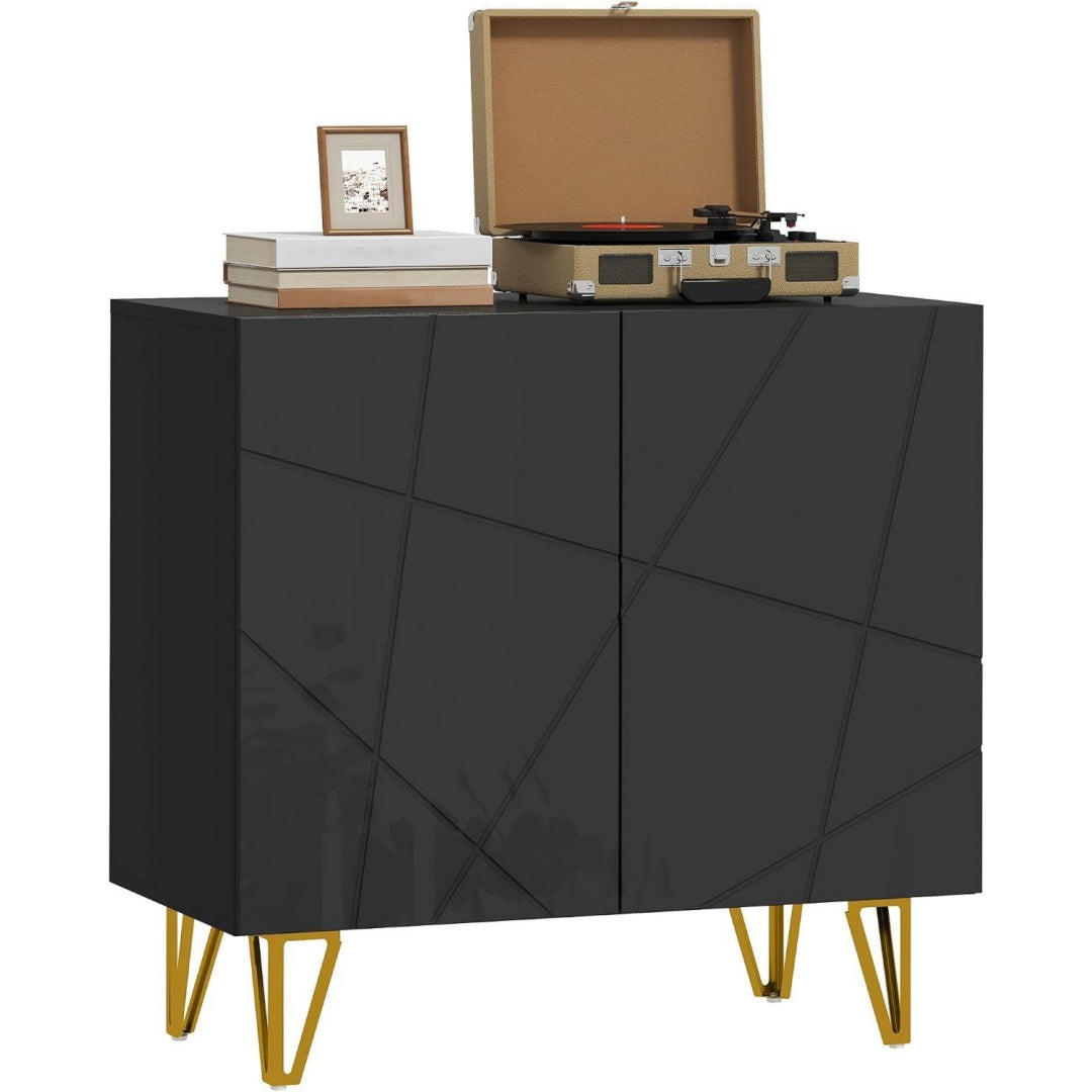 Moderne buffet avec des charnieres amorties