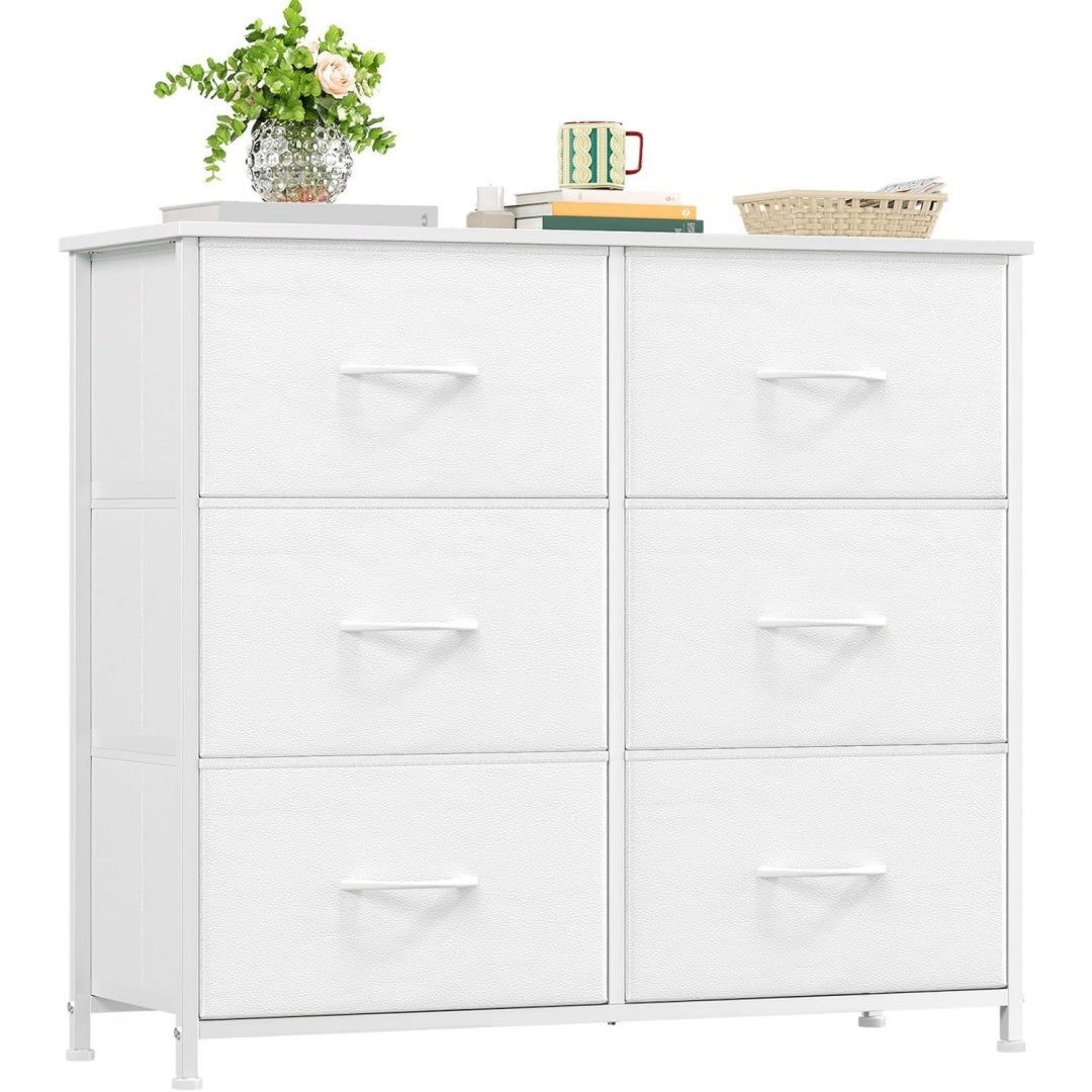 Intemporel, armoire a tiroirs en bois 6 tiroirs